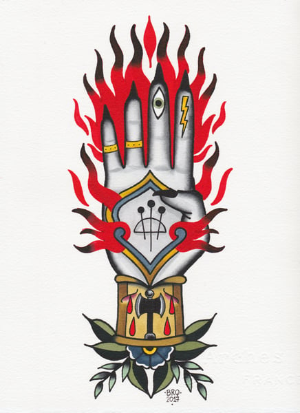 Image of Hand of The Maidens Digital Print