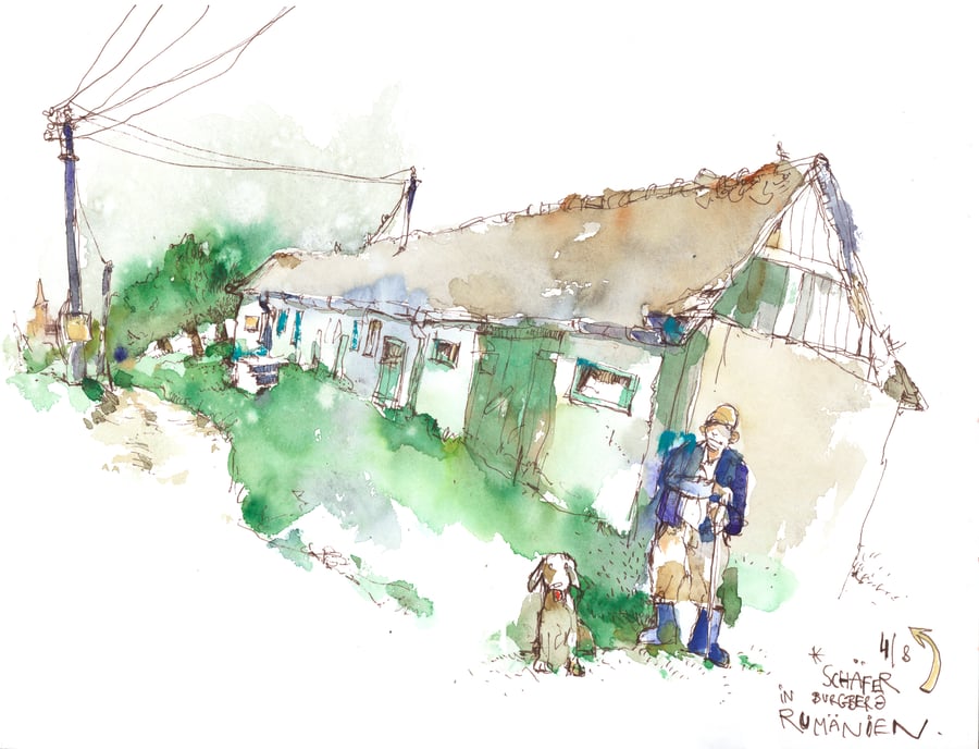 Image of Urban watercolor sketching  / Wasserfarbe für Gestalter / Page 123