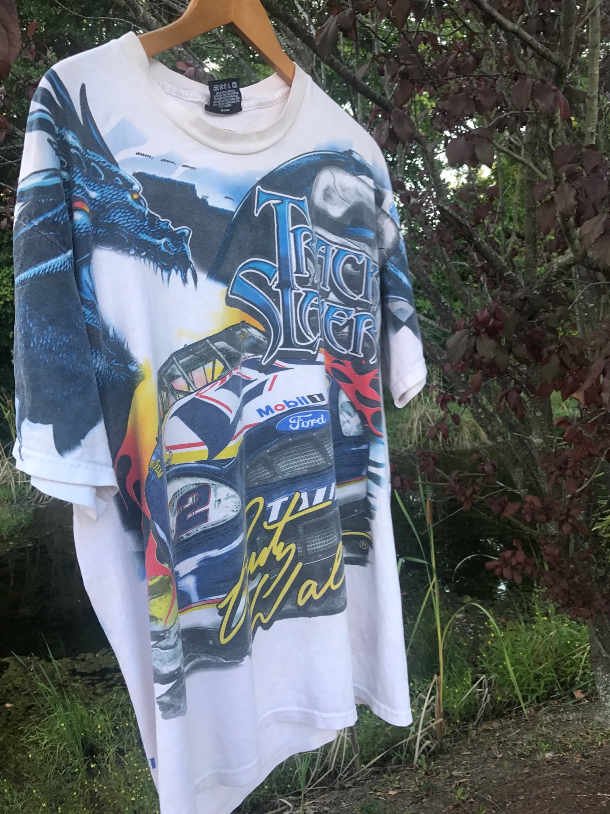 vintage nascar graphic tee