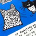 Image of 'Cats of Catford' - Screenprint