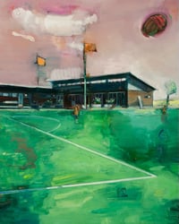 Image 1 of Painting / maleri / "Islands Brygge – Malerdrømme og tankestreger – Hekla" / 80x100 cm