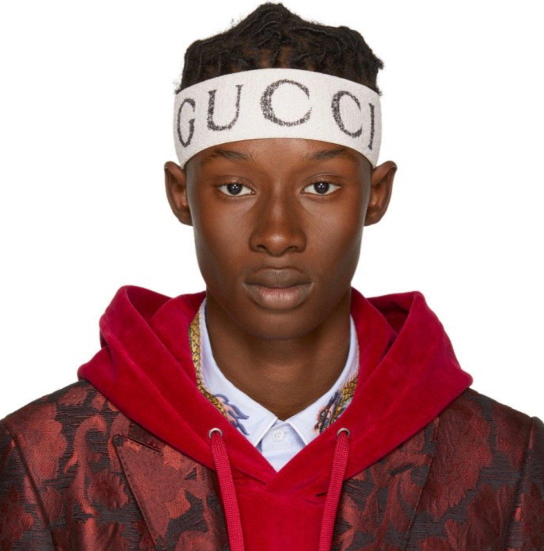 white gucci headband