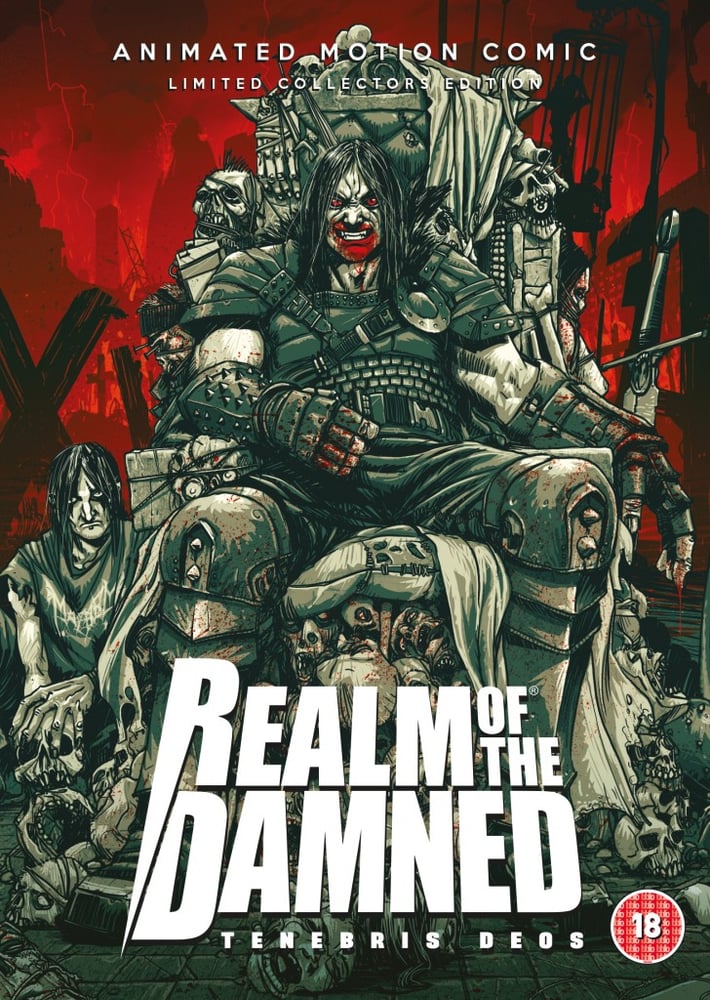 Image of REALM OF THE DAMNED Limited Edition DVD (Signed) with FREE ROTD T-Shirt