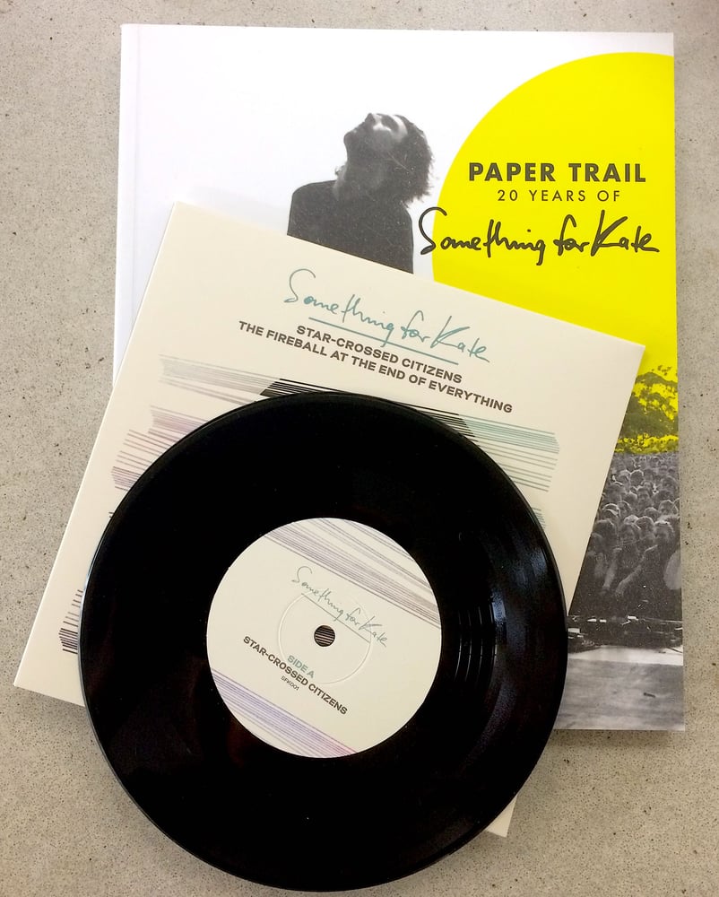 Image of Paper Trail book + Star Crossed Citizens 7" offer 