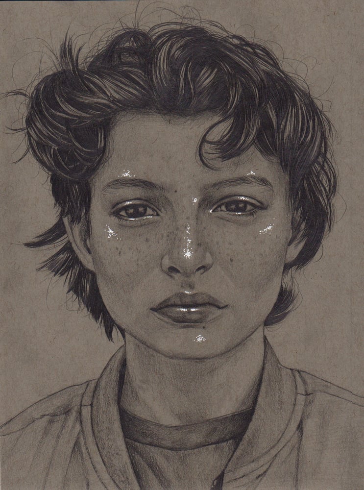 Image of Finn Wolfhard Portrait (Original)