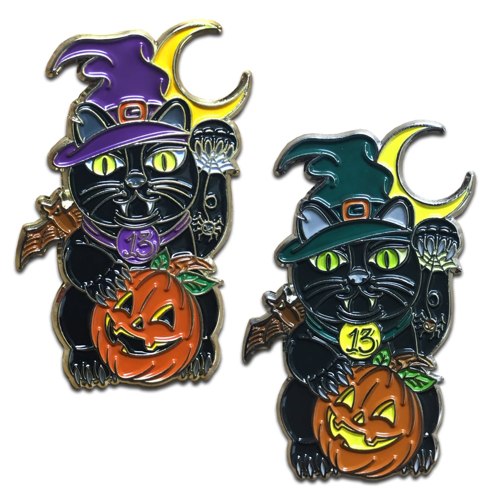Image of Lucky Binx - Lapel Pin