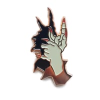 Image 1 of Casting Devils enamel pin