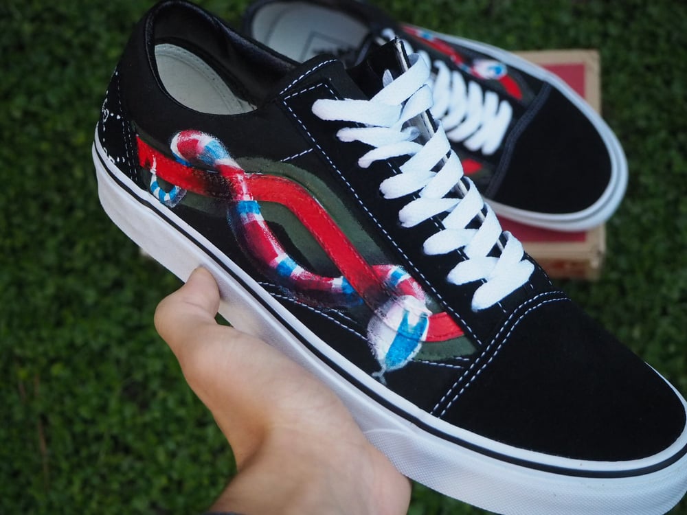 Image of VANS OLD SKOOL X GUCCI SNAKE