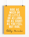 Eddy Merckx quote print - A4 or A3