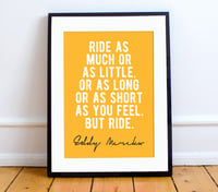 Image 1 of Eddy Merckx quote print - A4 or A3