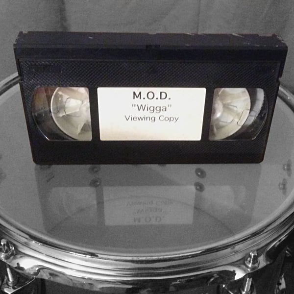 Image of Nuclear Blast M.O.D. "Wigga" VHS viewing copy.