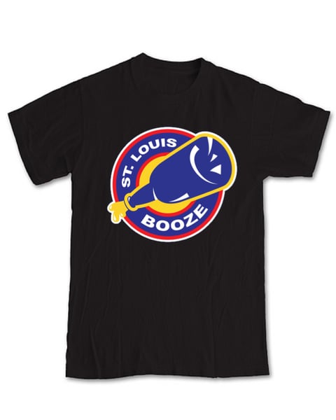 Image of St Louis Booze Shirt (Black)