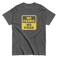 Image 5 of 'No Farms, No Food' Tee (Unisex)