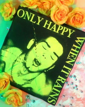 Image of "ONLY HAPPY WHEN IT RAINS" TEE