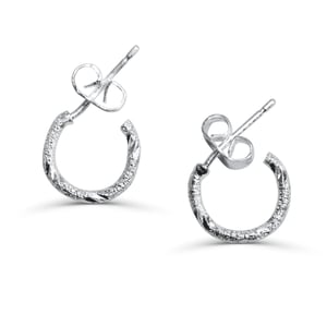 Image of Mini Boucle d'Oreilles Sunnywinter / Mini Hoop Sunnywinter
