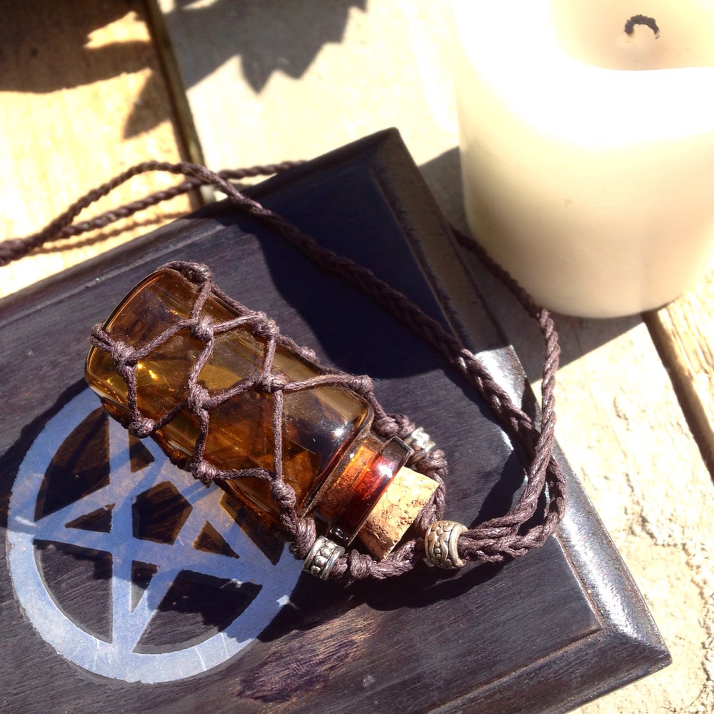 Image of Spell Jar Hemp Necklace