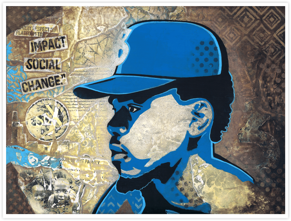 Image of Chance the Rapper - Social Change - Print
