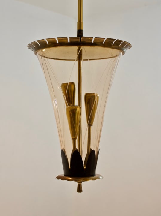 Image of Glass Lantern, Italy 1950s
