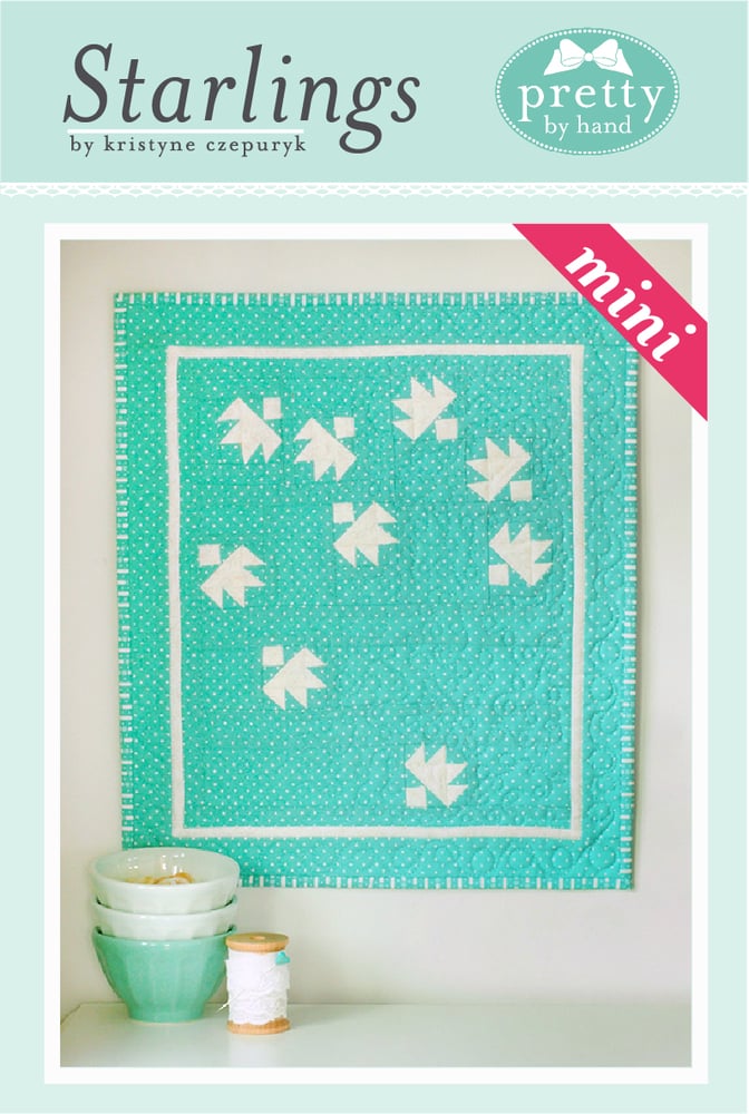 Image of PDF ONLY - Starlings Mini Quilt