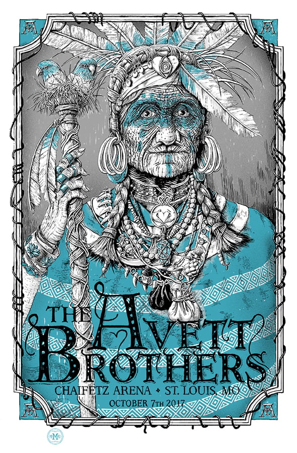 Image of The Avett Brothers St. Louis, MO Variant