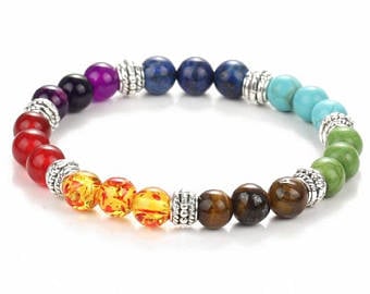Image of 7 Chakra Healing Crystals Bracelet (Free Shipping for a limited time)