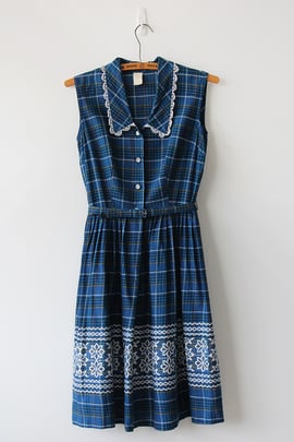 Image of SOLD A Touch Of Sparkle Plaid Dress