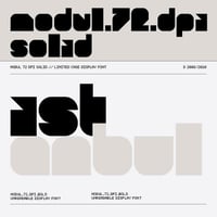 Image 5 of Modul 72 dpi Solid font