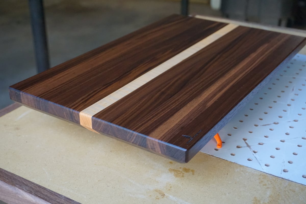 Image of Black Walnut + Maple Edge Grain