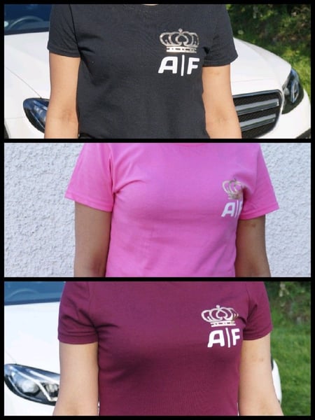 Image of ACE FITNESS LADIES T SHIRT, IN COTTON, SLIM FIT. IN 4 COLOURS