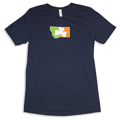 Image of Flag State - Adult Tee - Navy