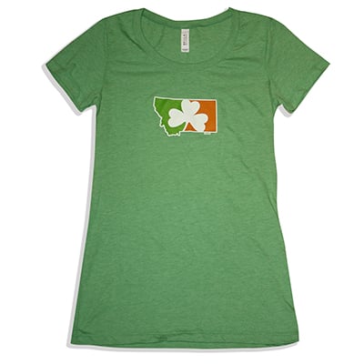 Image of Flag State - Ladies Tee - Green