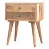 Nordic 2 Drawer Bedside 