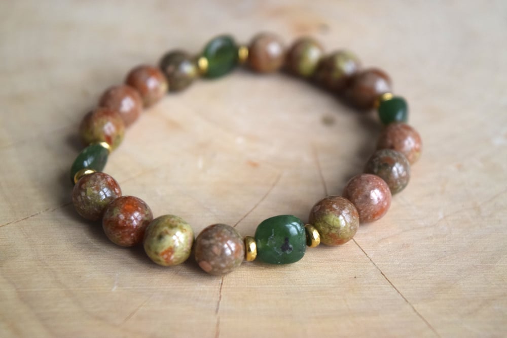 Image of The Jasper Jade bracelet