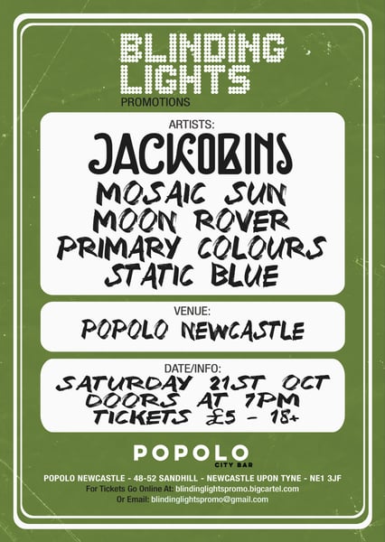 Image of THE JACKOBINS, plus Support at Popolo