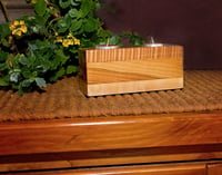Image 4 of Tea Light Wood Candle Holder made of Tiger Maple and Walnut, Candle Home Decor