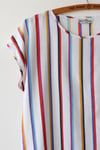 Image of SOLD Stripes Of Fancy Lightweight Blouse
