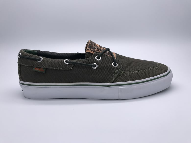 Image of VANS DEL BARCO LO LX GREEN