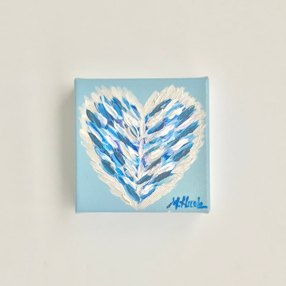 Image of Mini "Don't be Blue" Prayer Heart