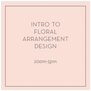 Image of Intro Floral Arrangement Design - new date to be listed soon