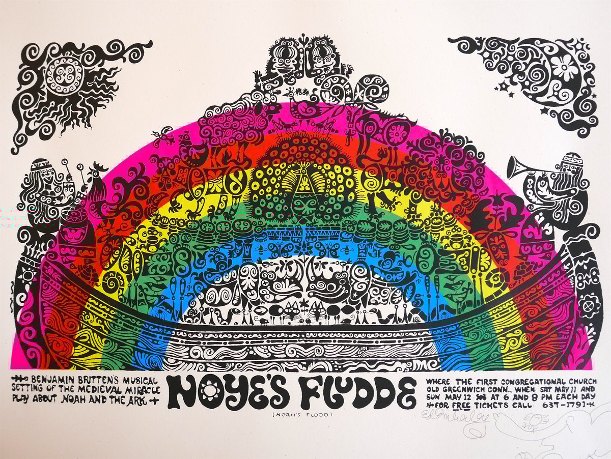 Ed Emberley Noyes Fludde screenprint / Caleb Neelon Ed Emberley Noyes Fludde screenprint / Caleb Neelon