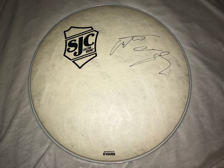 Image of SJC Bass Drumhead (Signed)