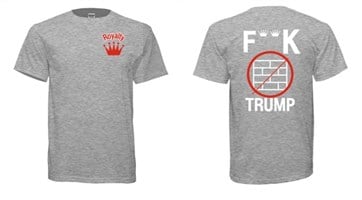 Image of "no wall" T shirt