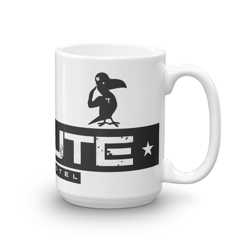 Grey Pastel "Salute" Coffee Mug