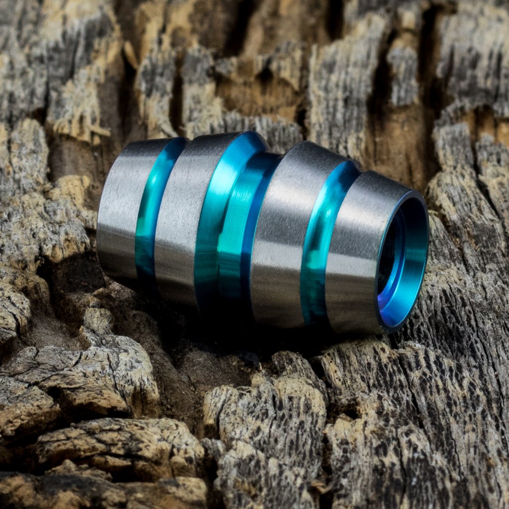 Image of Raptor Aqua Ti Bead #1