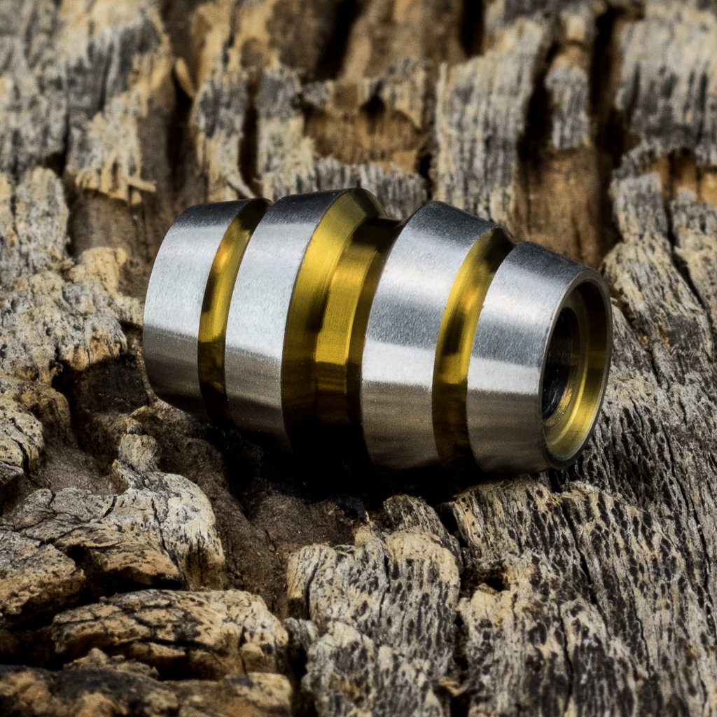 Image of Raptor Bronze Ti Bead #1