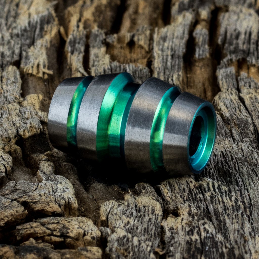 Image of Raptor Green Ti Bead #1