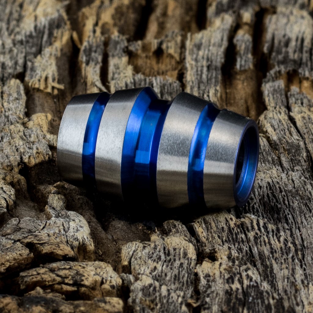 Image of Raptor Electric Blue Ti Bead #1