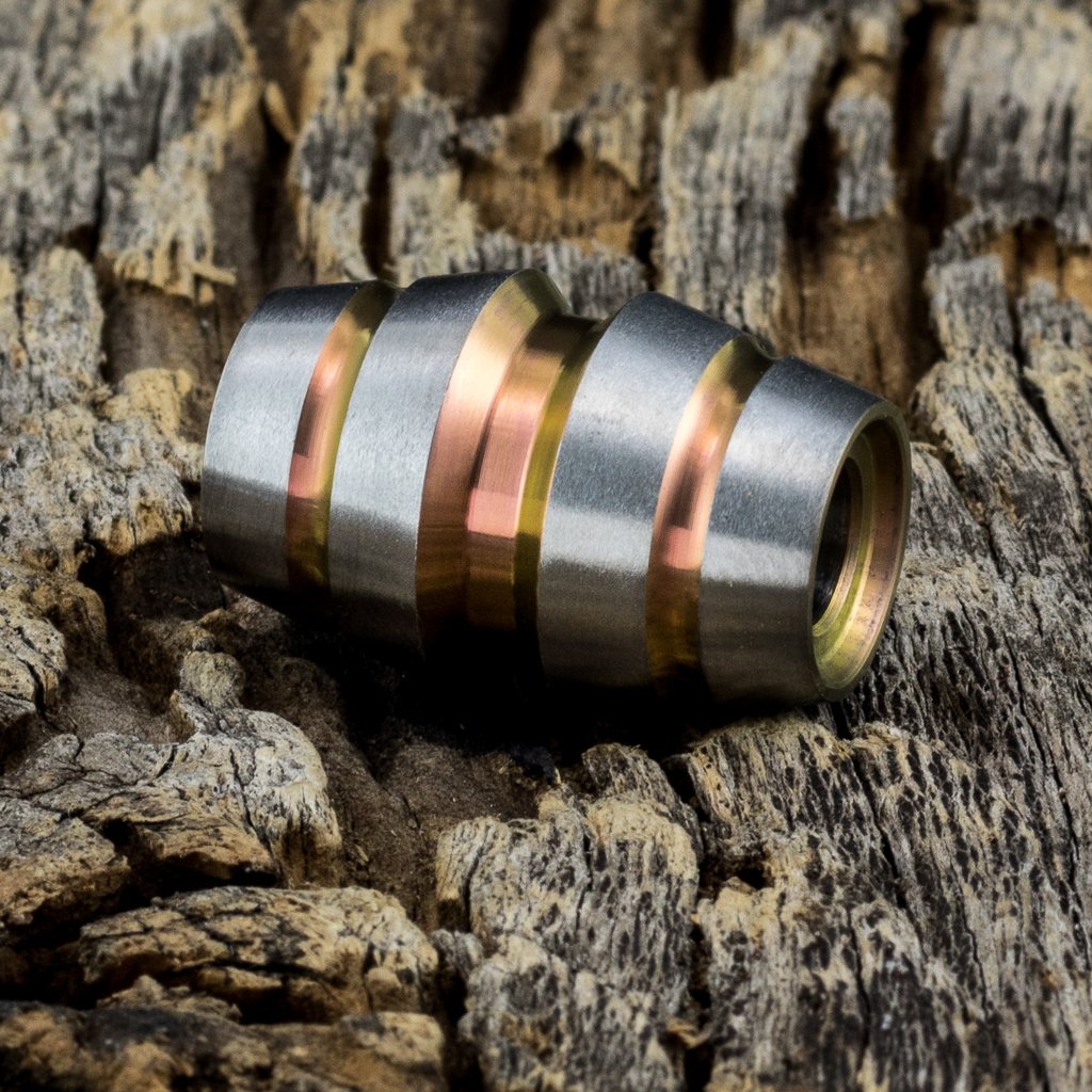 Image of Raptor Rose gold Ti Bead #1