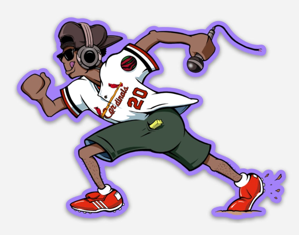 Image of Scrawny Legs ($9 for 3 stickers)