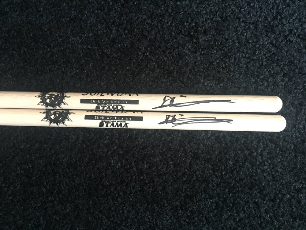 Image of Dirk Verbeuren Soilwork Drumsticks (signed or unsigned)